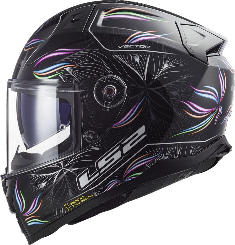 LS2 FF811 VECTOR II TROPICAL BLACK WHITE-06