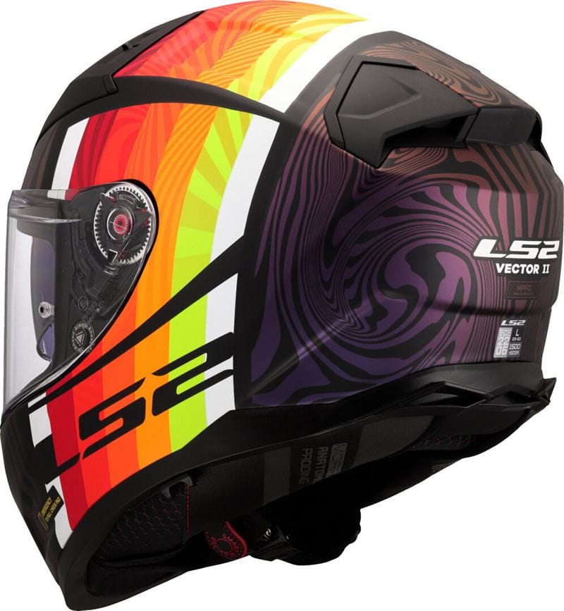 LS2 FF811 VECTOR II FREEDOM BLACK CHAMELEON-06 - Imagen 2
