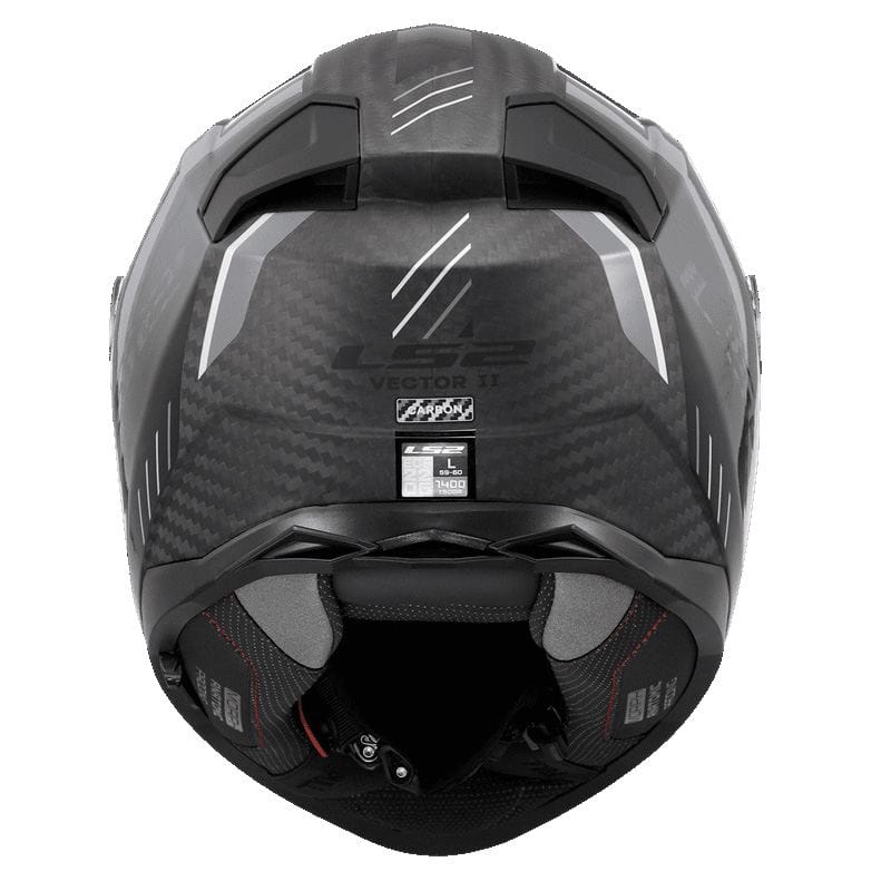 LS2 FF811 VECTOR II C GRID MATT BLACK GREY-06 - Imagen 2