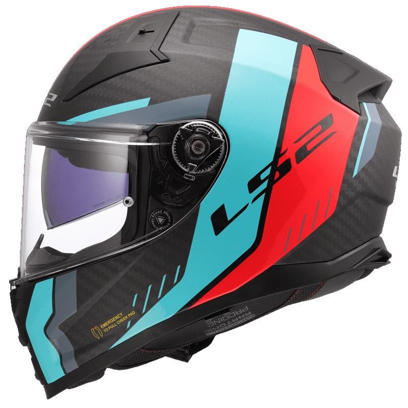 LS2 FF811 VECTOR II C GRID RED CYAN-06