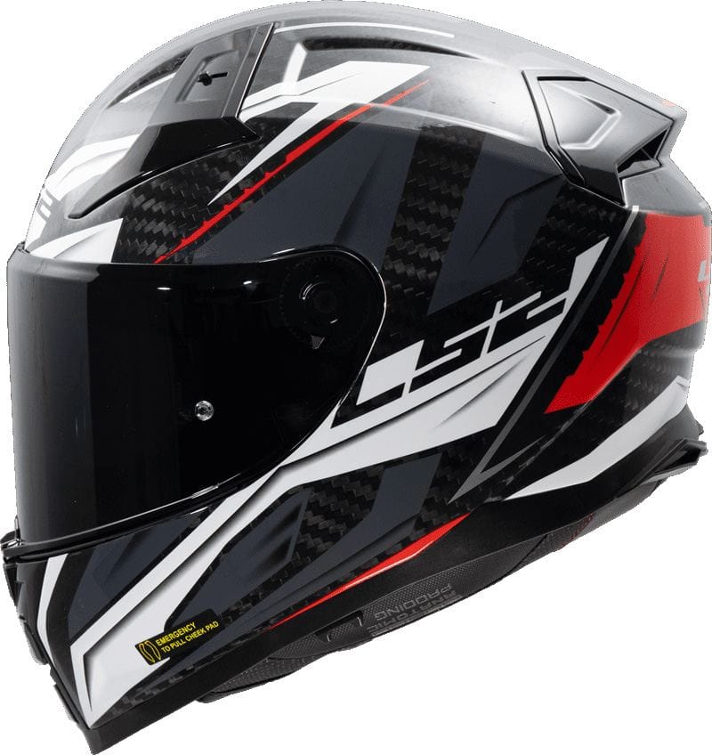 LS2 FF811 VECTOR II C SAVAGE WHITE RED GREY-06
