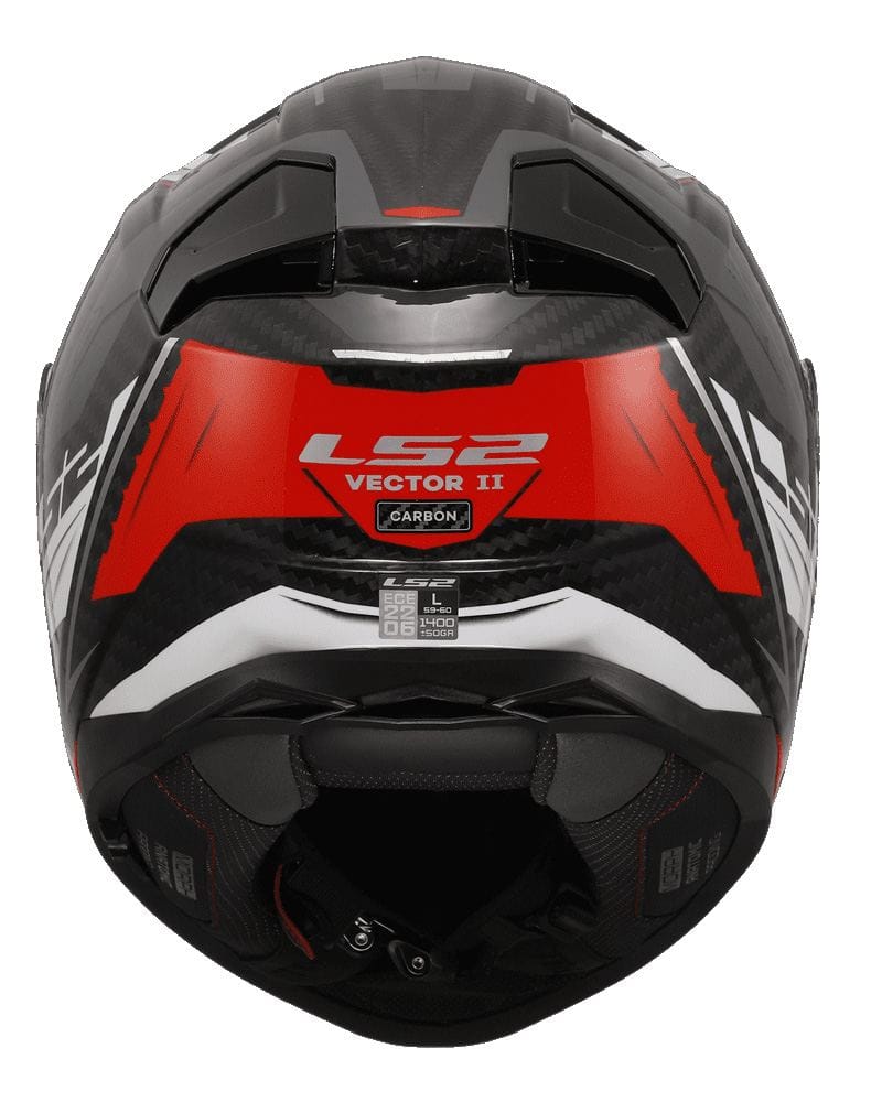 LS2 FF811 VECTOR II C SAVAGE WHITE RED GREY-06 - Imagen 2