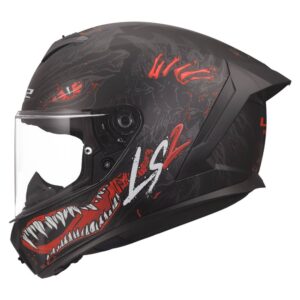 LS2 FF820 RAPID III KAIJU II BLACK RED WHITE
