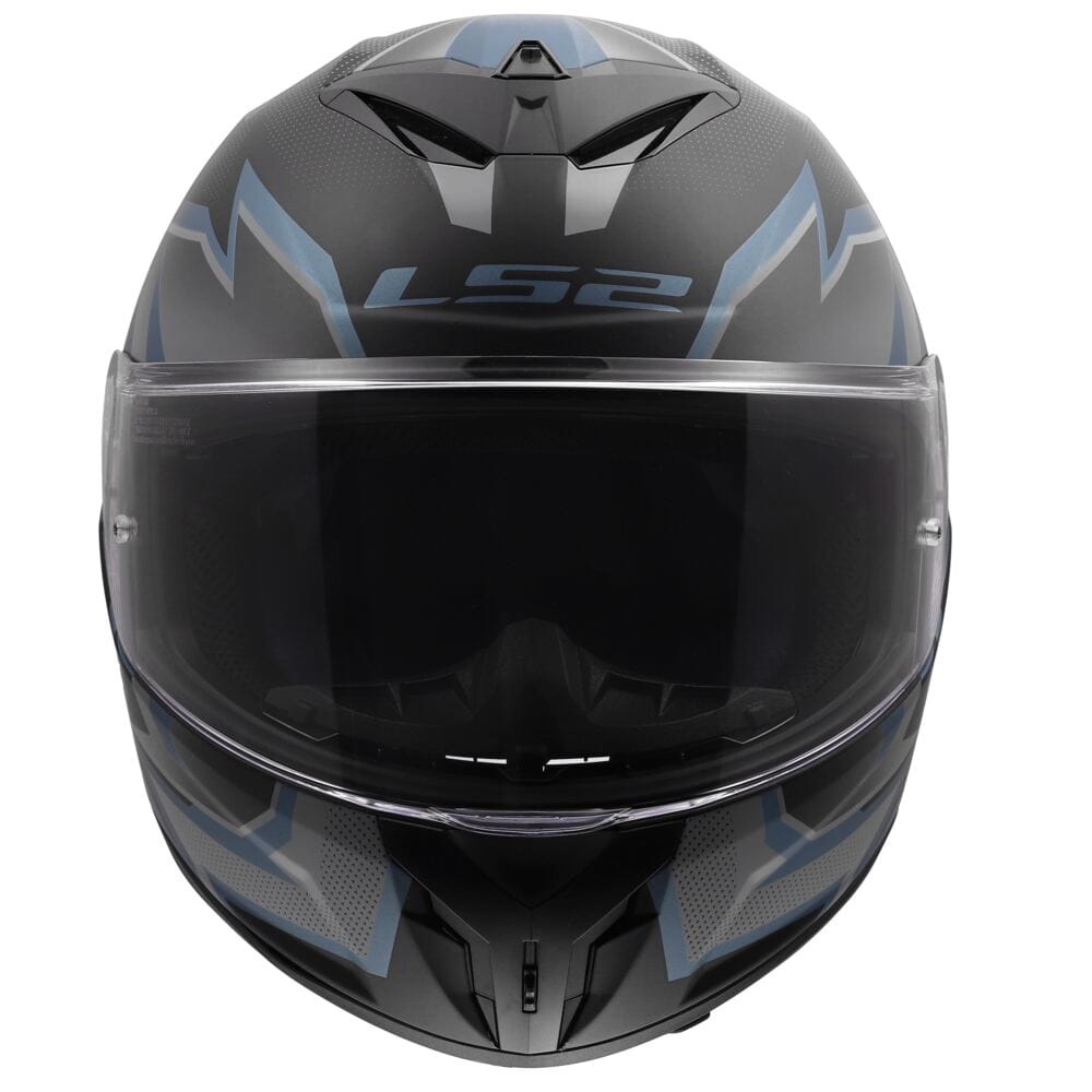 LS2 FF820 RAPID III XTREM BLACK BLUE PETROL - Imagen 4