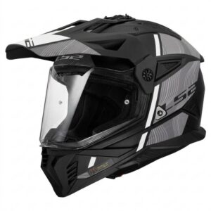 LS2 MX702 PIONEER II HILL MATT BLACK WHITE-06