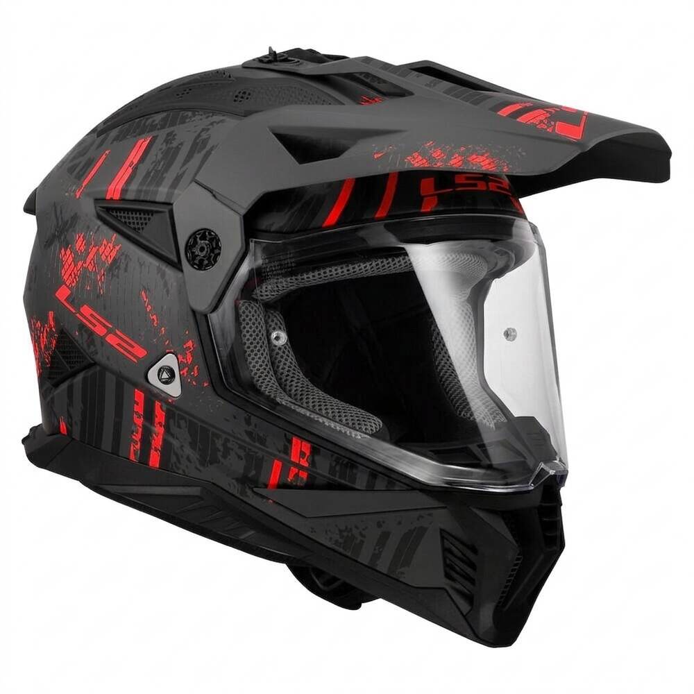 LS2 MX702 PIONEER II CRAZY BLACK RED-06 - Imagen 3