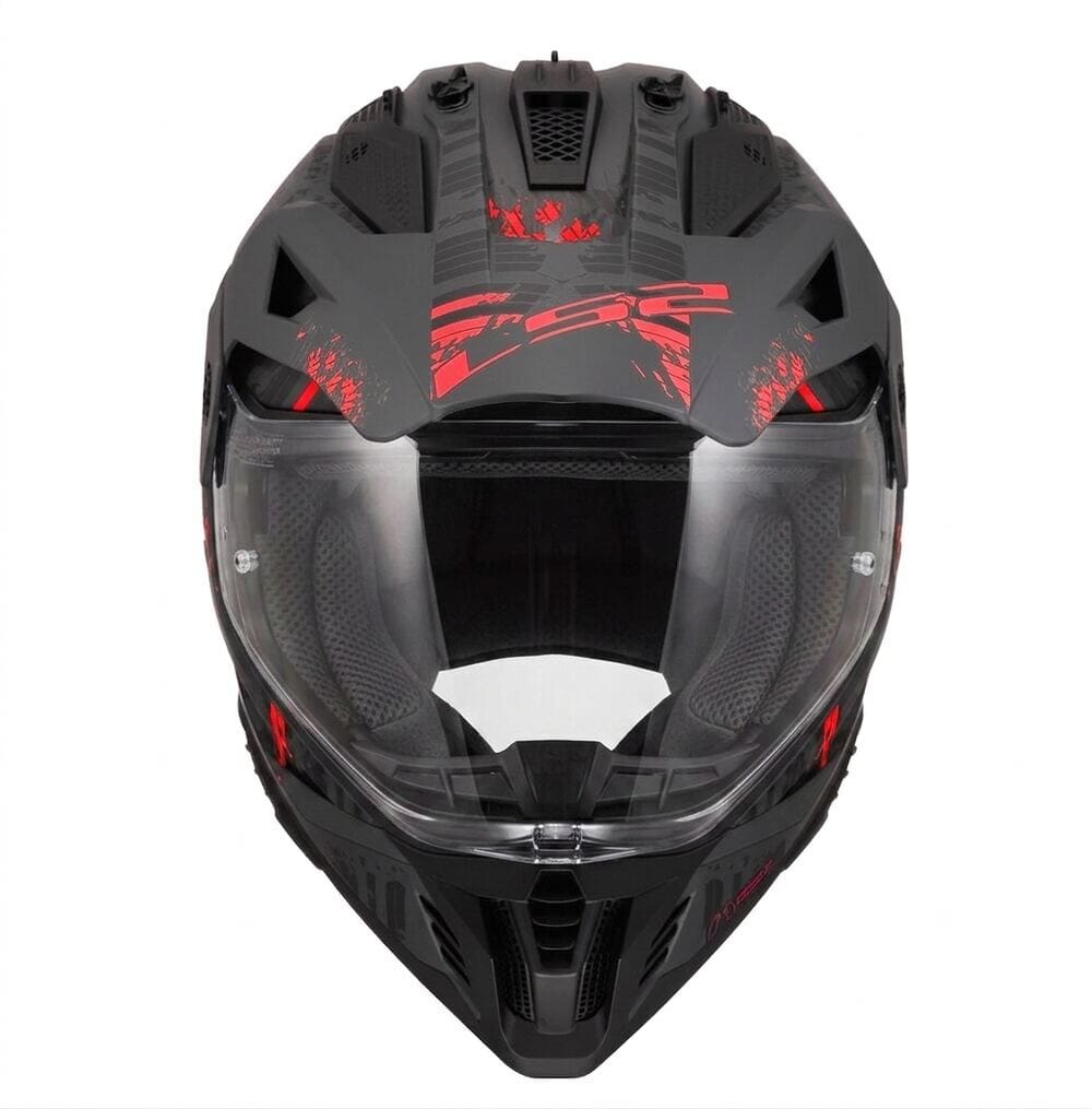 LS2 MX702 PIONEER II CRAZY BLACK RED-06 - Imagen 4