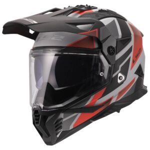 LS2 MX702 PIONEER II BLOCK GREY RED-06