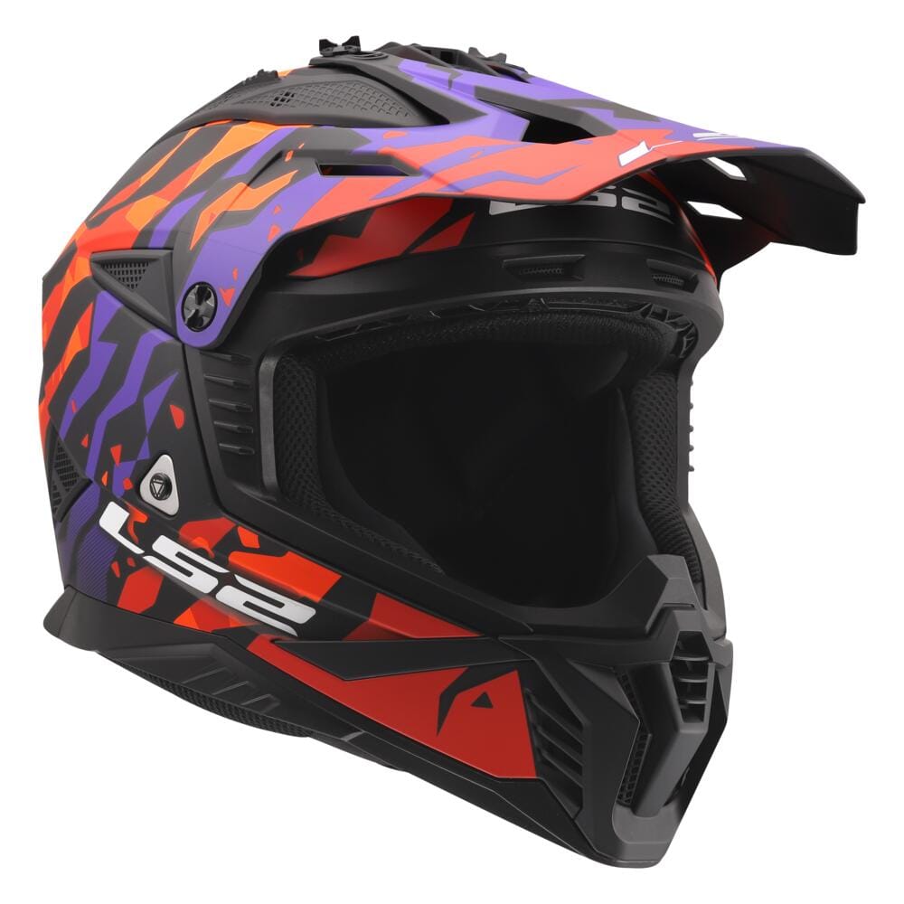 LS2 MX708 FAST II GROTESK PURPLE ORANGE-06 - Imagen 3