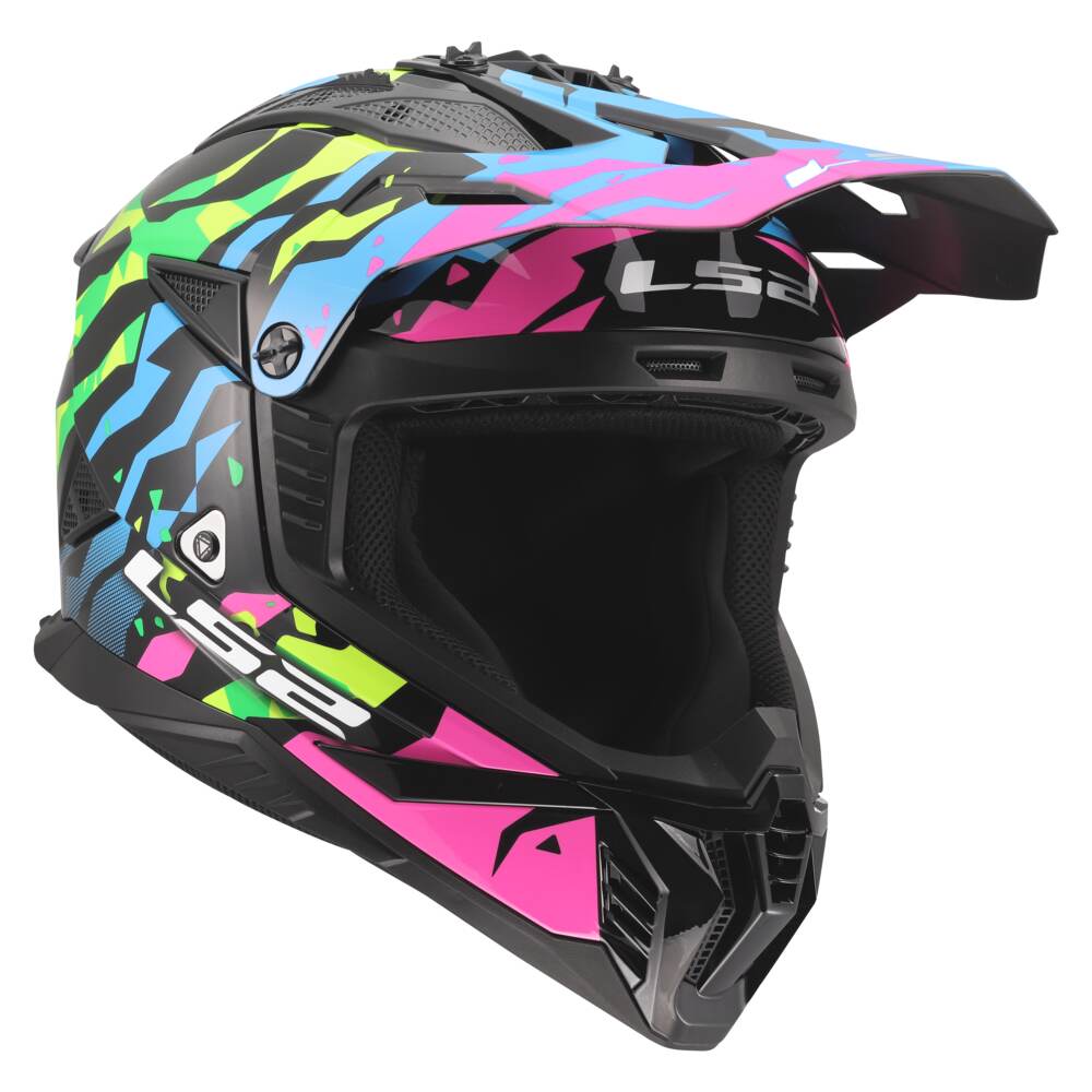 LS2 MX708 FAST II GROTESK BLUE PINK GREEN-06 - Imagen 3