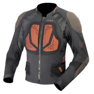 LS2 X-TERRAIN MAN BLACK H-V ORANGE