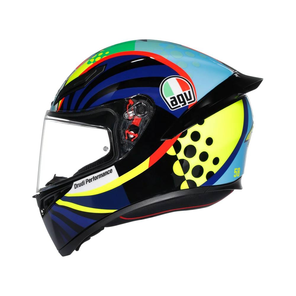 CASCO AGV K1S ROSSI WINTER TEST 2020