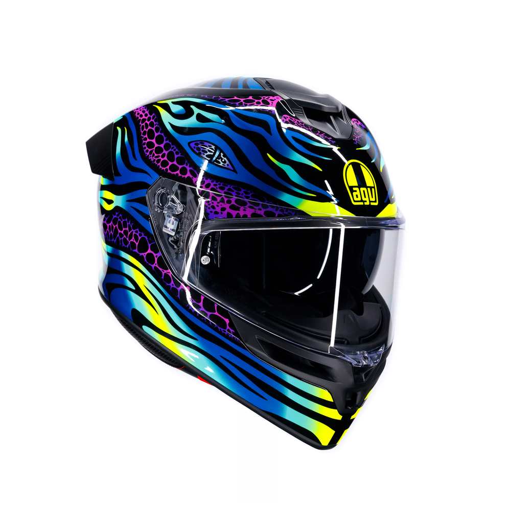 CASCO AGV K5 AGV E2206 MPLK VIVERNA BLUE/PURPLE/LIME