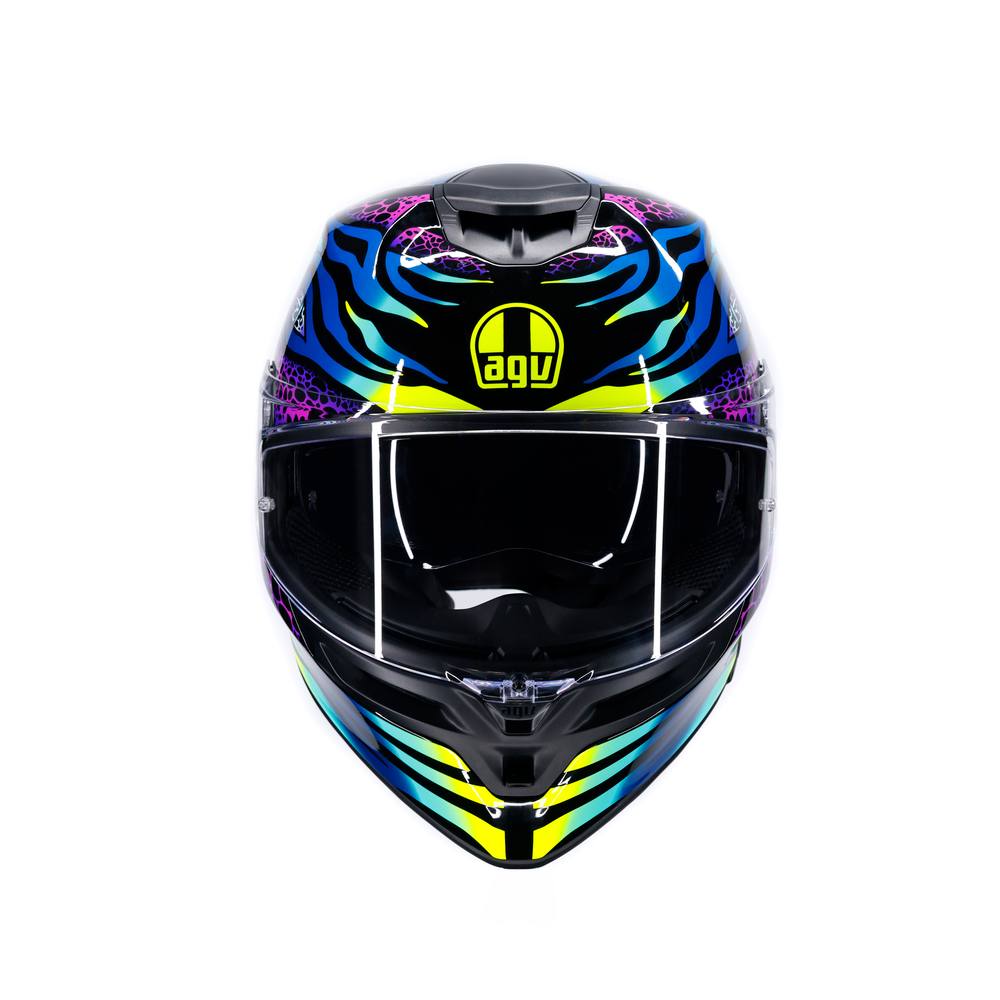 CASCO AGV K5 AGV E2206 MPLK VIVERNA BLUE/PURPLE/LIME