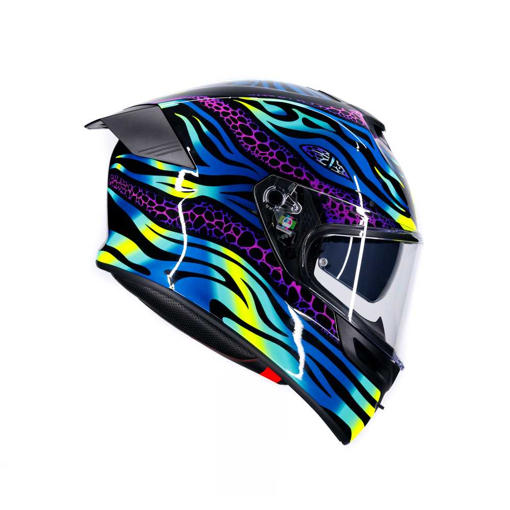 CASCO AGV K5 AGV E2206 MPLK VIVERNA BLUE/PURPLE/LIME