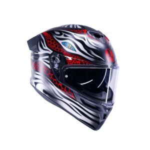 CASCO AGV K5 AGV E2206 MPLK VIVERNA MATT BLACK/GREY/RED