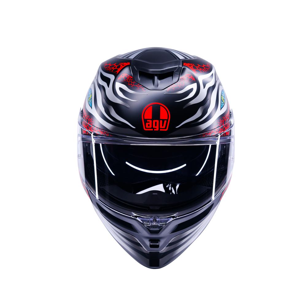CASCO AGV K5 AGV E2206 MPLK VIVERNA MATT BLACK/GREY/RED