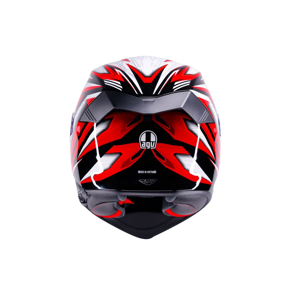 CASCO AGV K5 AGV E2206 MPLK ZENITHAR BLACK/WHITE/RED
