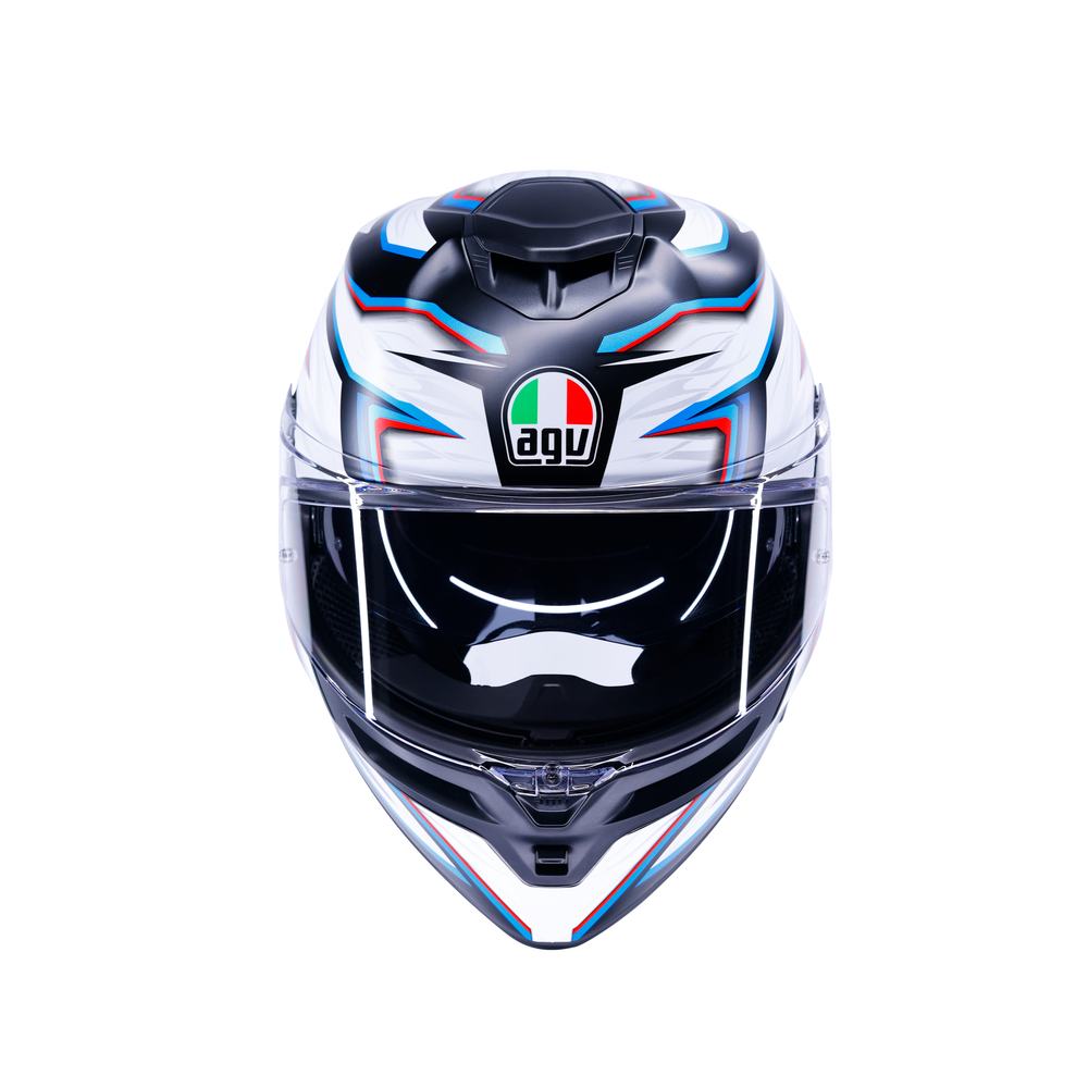 CASCO AGV K5 AGV E2206 MPLK ZENITHAR MATT BLACK/WHITE/BLUE