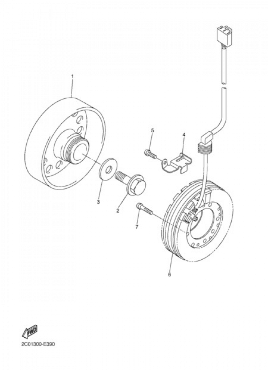 Estator ELECTROSPORT YAMAHA YZF R6 06- - Imagen 2
